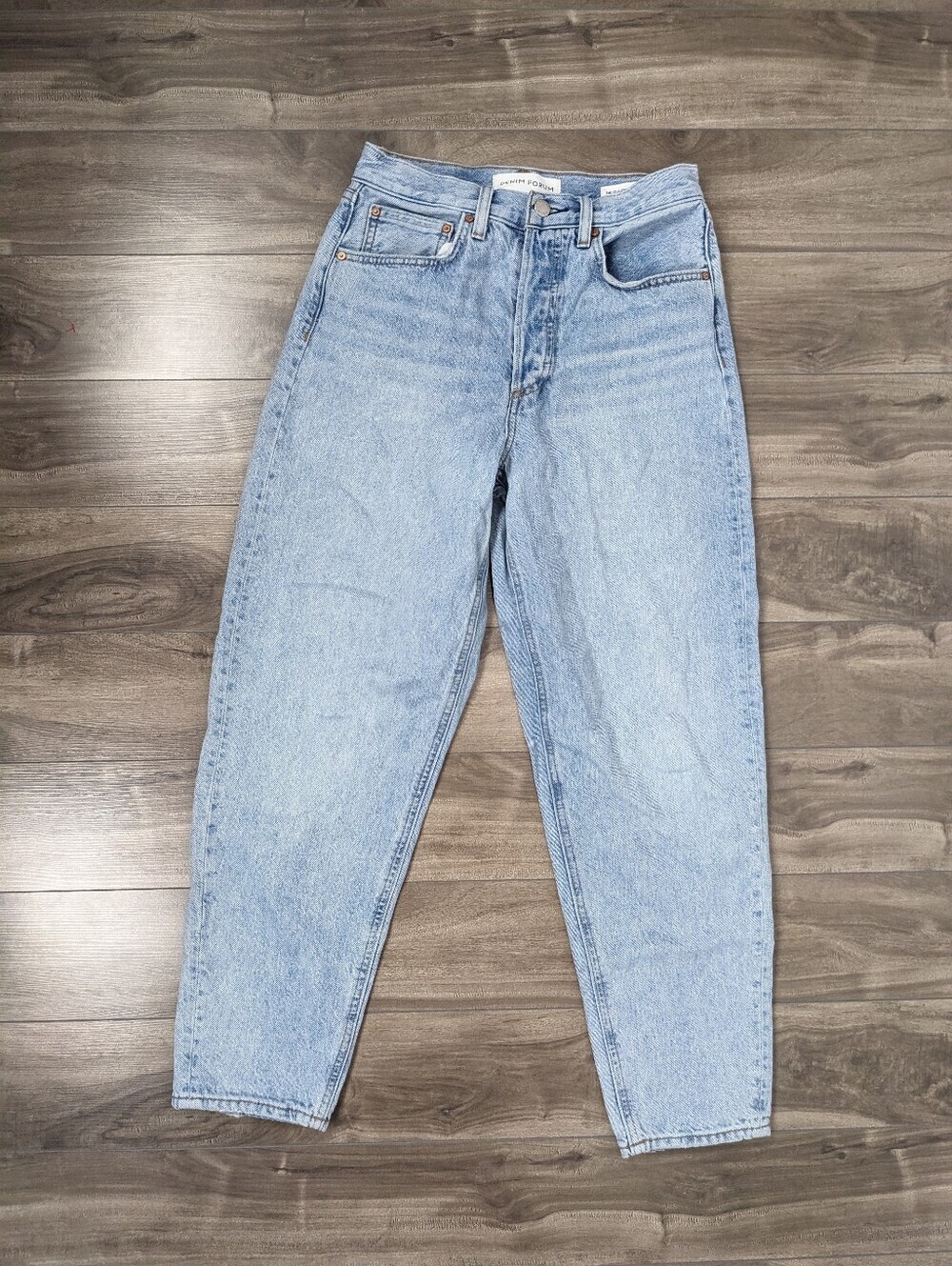 Denim Forum Women's Jeans Claudia High Rise Baggy Size 26W 28L